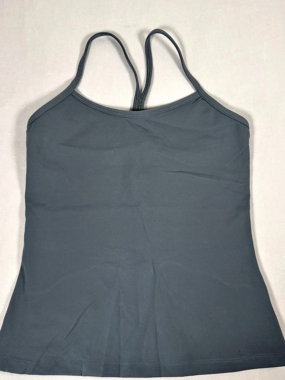 lululemon Strappy Nulu Shelf Tank Top Blue